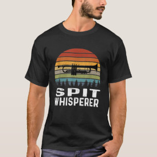 Spit Whisperer Retro Trumpet Player T-Shirt