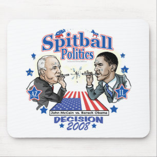 Spitball Politics 2008 Mouse Mat