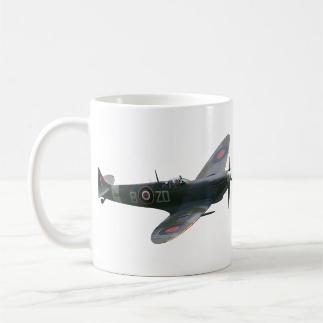 Spitfire Aeroplane mug (Left)