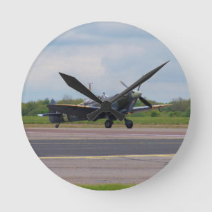 Spitfire After Landing Round Clock