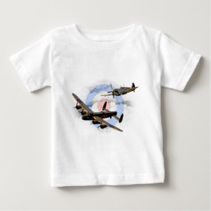 Spitfire and Lancaster Baby T-Shirt