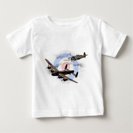Spitfire and Lancaster Baby T-shirt