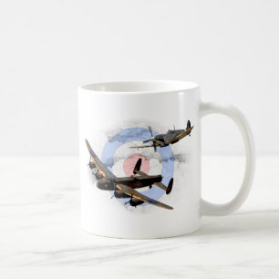 Spitfire and Lancaster Coffee Mug