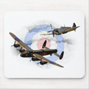 Spitfire and Lancaster Mouse Mat