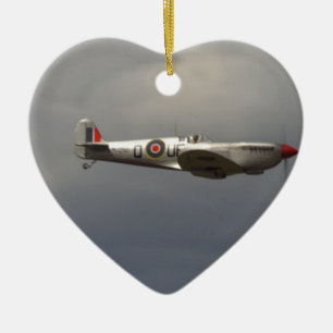 Spitfire Ceramic Tree Decoration