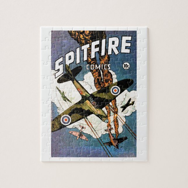 Spitfire Fighter Aircraft Jigsaw Puzzle (Vertical)