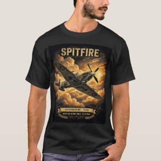 Spitfire Fighter Plane WWII T-Shirt