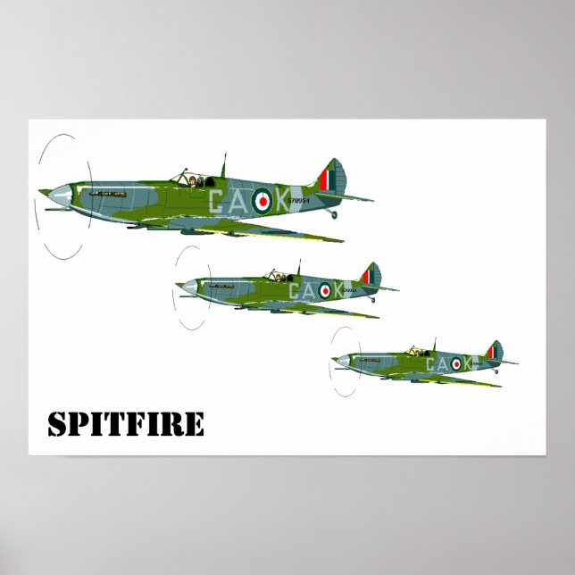 Spitfire Formation Poster (Front)
