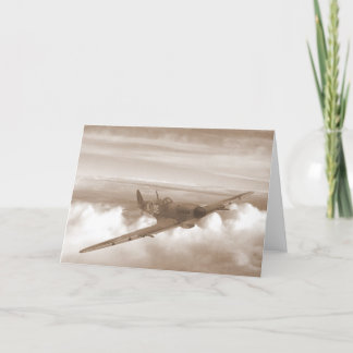 Spitfire Heading Home Card