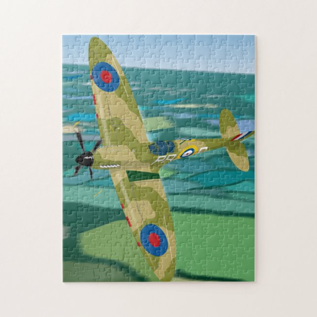 Spitfire jigsaw puzzle (Vertical)