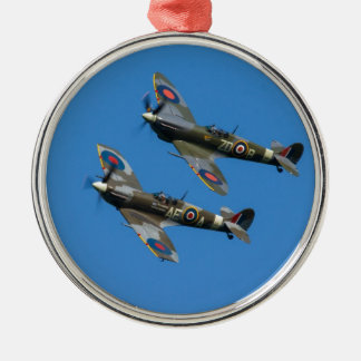 Spitfire Metal Tree Decoration