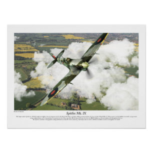 Spitfire Mk. IX Poster
