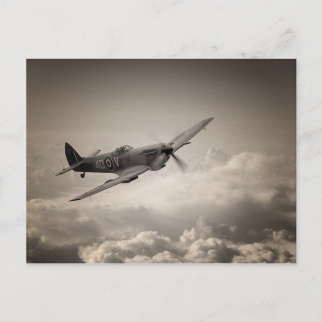 Spitfire Patrol Postcard (Front)