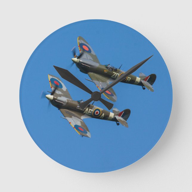Spitfire Round Clock (Front)