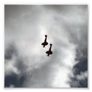 Spitfire Silhouette Photo Print