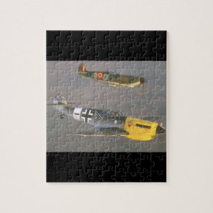 Spitfire (top) and Messerschmitt_Military Aircraft Jigsaw Puzzle