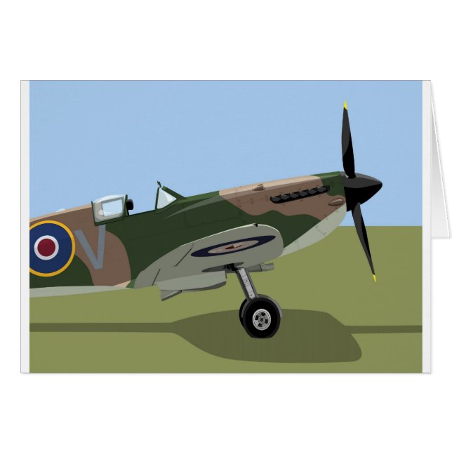 Spitfire WW2 Fighter (Front Horizontal)
