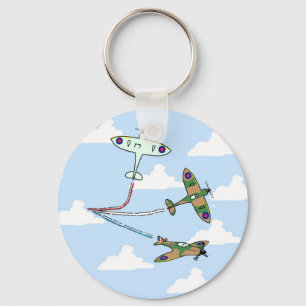 Spitfires - Air Display - Birthday Key Ring