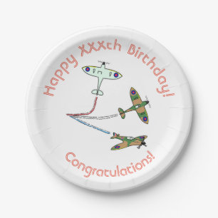 Spitfires Paper Plate