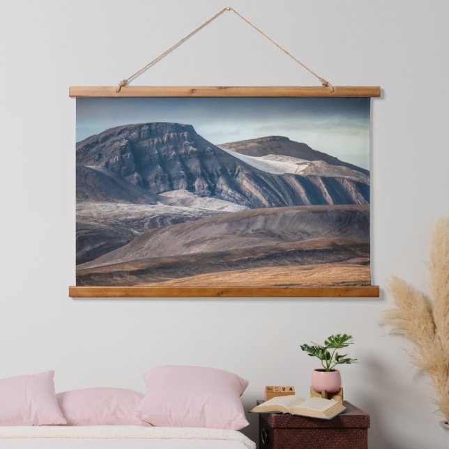 Spitsbergen Landscape Photo Hanging Tapestry (Bedroom)