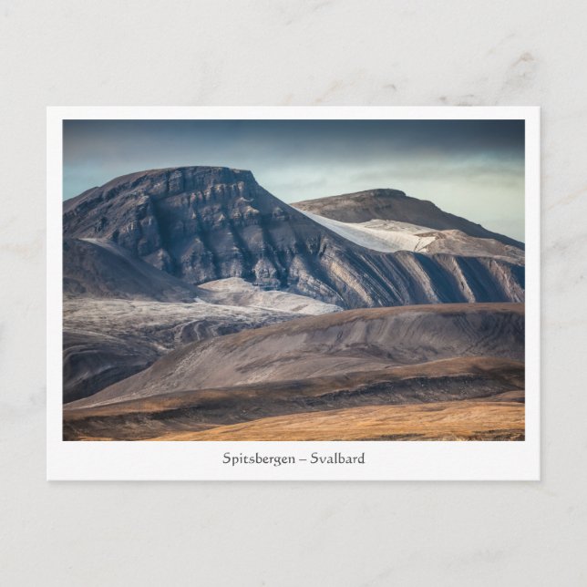 Spitsbergen Svalbard Landscape Photo Postcard (Front)