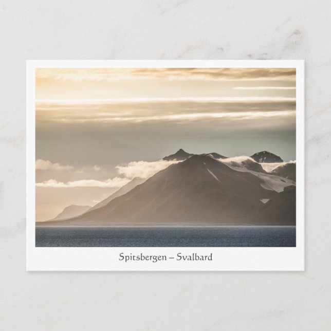 Spitsbergen Svalbard Landscape Postcard (Front)