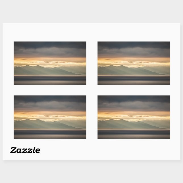 Spitsbergen Svalbard Rectangular Sticker (Sheet)