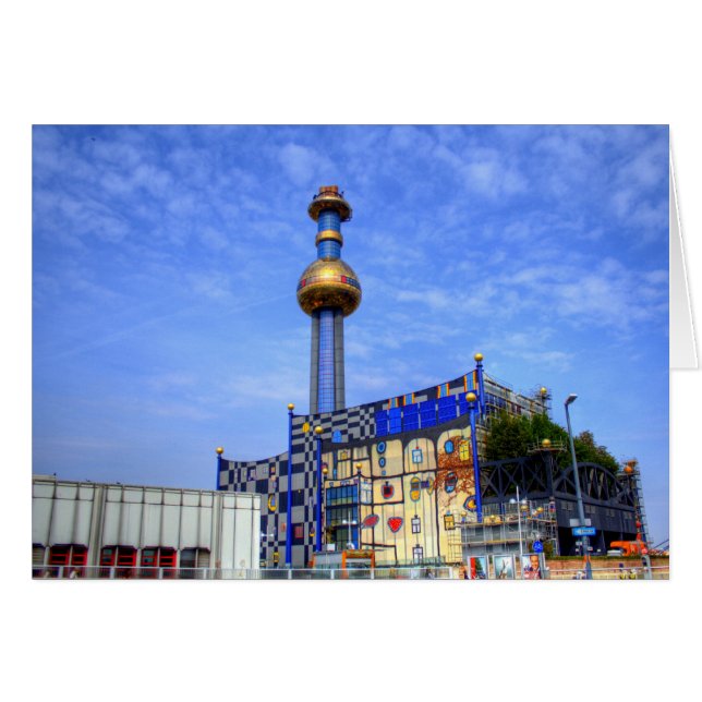 Spittelau waste incineration plant (Front Horizontal)