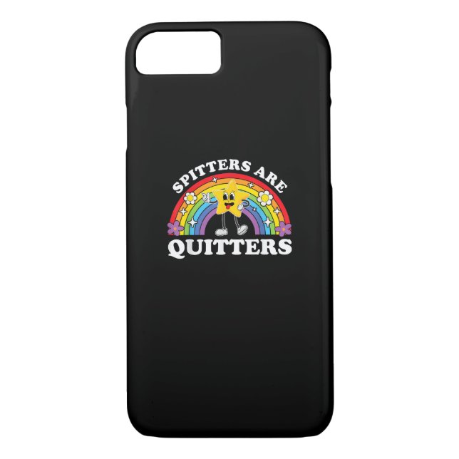 Spitters Are Quitters Inappropriate Edgy Adult Hum Case-Mate iPhone Case (Back)