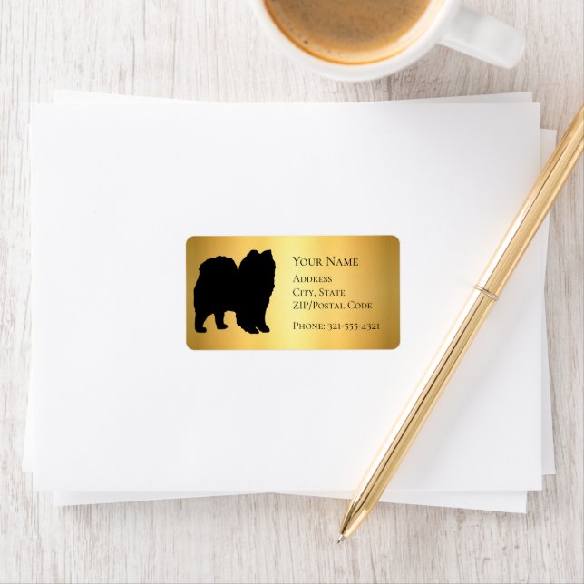 Spitz Silhouette Label (Insitu)