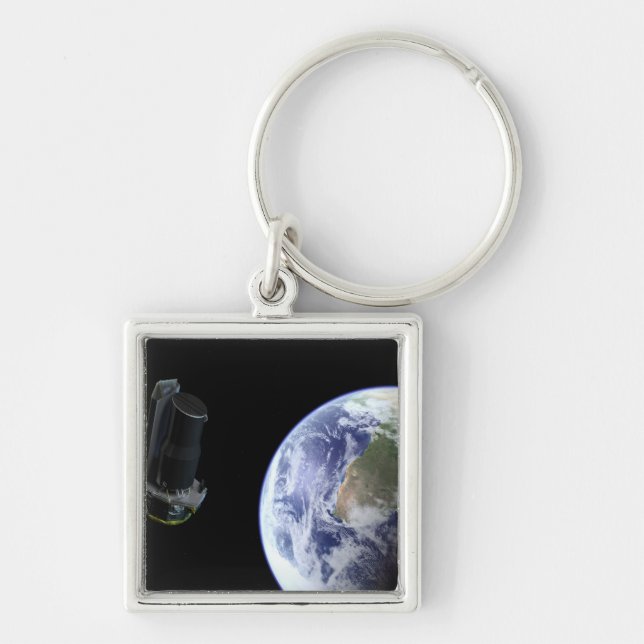 Spitzer departing the Earth soon after launch Key Ring (Front)