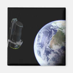 Spitzer departing the Earth soon after launch Magnet