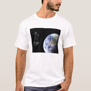 Spitzer departing the Earth soon after launch T-Shirt