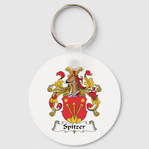Spitzer Family Crest Key Ring