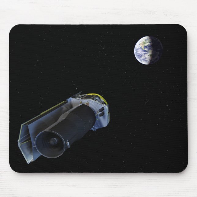 Spitzer points its high-gain antenna mouse mat (Front)