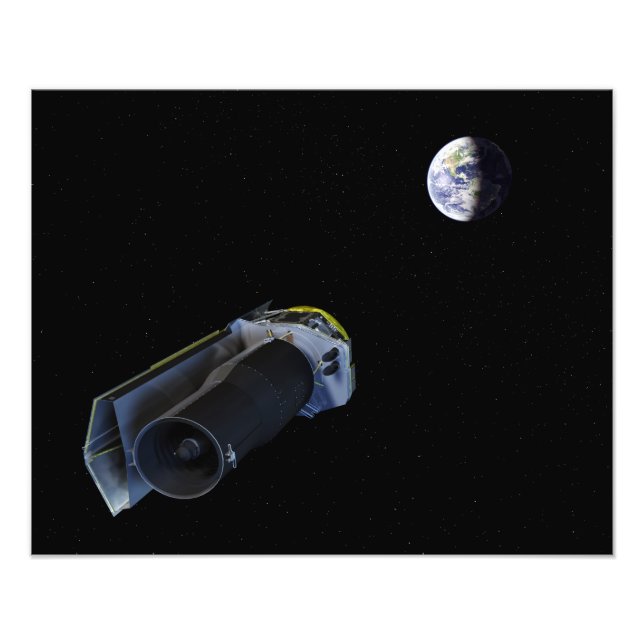 Spitzer points its high-gain antenna photo print (Front)