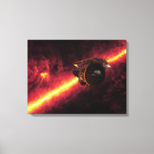 Spitzer seen against the infrared sky 2 canvas print