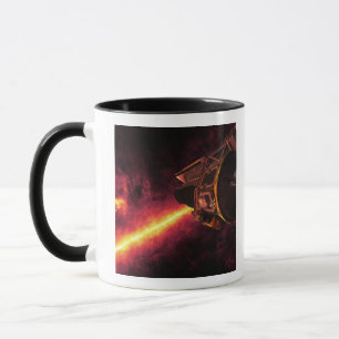 Spitzer seen against the infrared sky mug