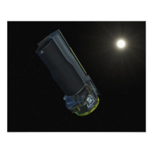 Spitzer seen in visible light photo print