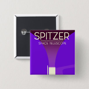 Spitzer Space Telescope 15 Cm Square Badge