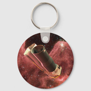 Spitzer Space Telescope Anniversary Key Ring