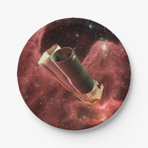 Spitzer Space Telescope Anniversary Paper Plate