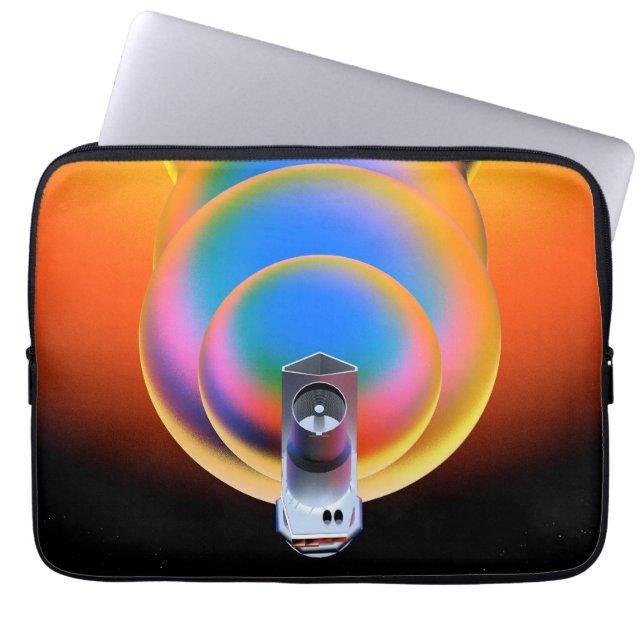 Spitzer Space Telescope Poster. Laptop Sleeve (Front)