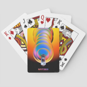 Spitzer Space Telescope Poster. Playing Cards