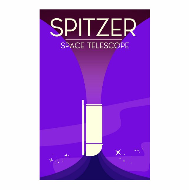 Spitzer Space Telescope Standing Photo Sculpture (Front)