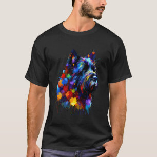 Splash Art Bouvier Des Flandres T-Shirt