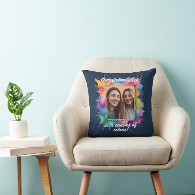 splash-art, colored frame cushion (Chair)