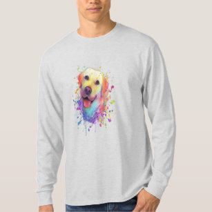 Splash Art Labrador Retriever Lab Gift Men Women T-Shirt