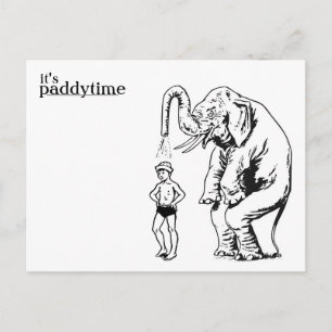 splash bath post card