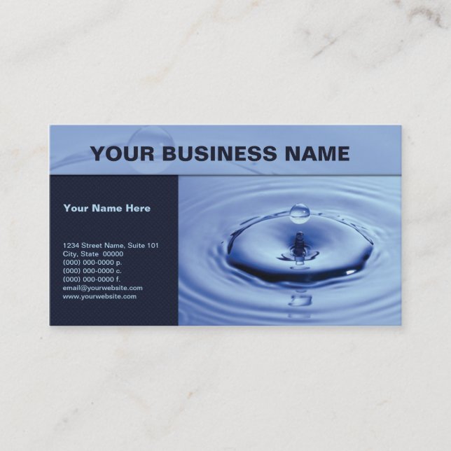 Splash Business Card (Front)